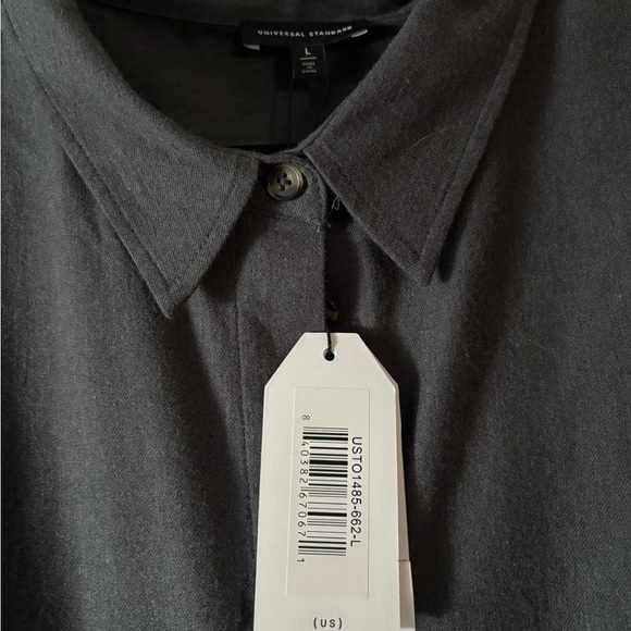 Universal Standard Tops - Universal Standard Elbe Stretch Cotton Flannel Shirt, Classic Fit, NWT